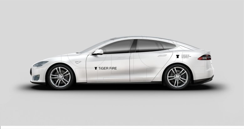 Tesla model 3 белая