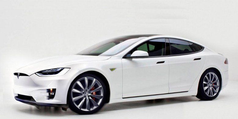 Тесла белая