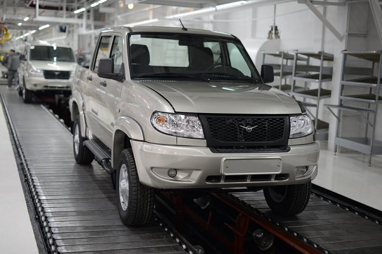 Сборочный конвейер уаз