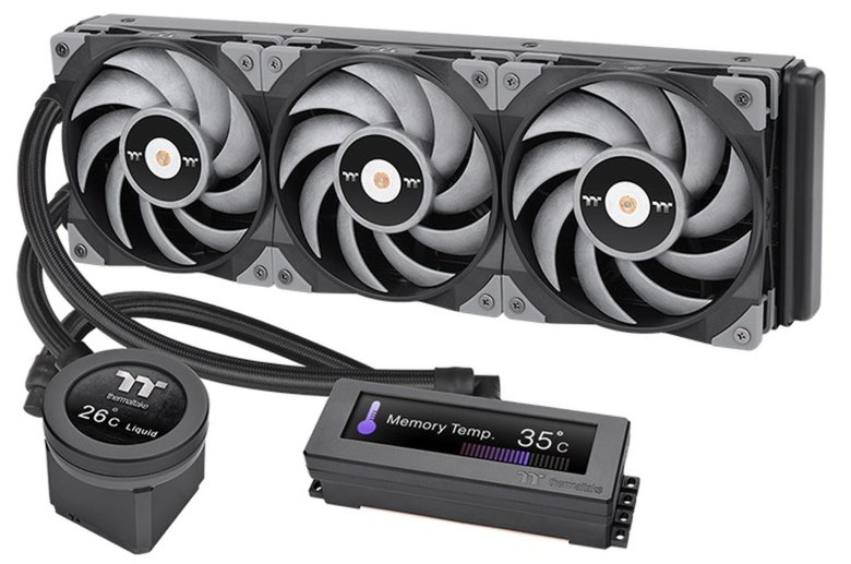 Жидкостное охлаждение для процессора thermaltake