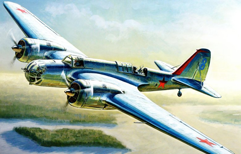 Советский бомбардировщик второй мировой