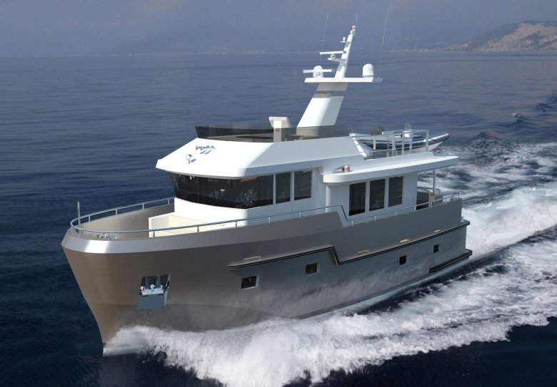 Bering 75 explorer yacht