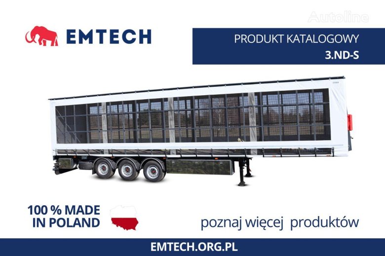 Тентованный полуприцеп