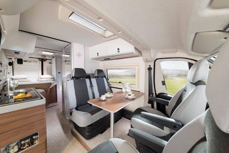 Mercedes sprinter camper van interior