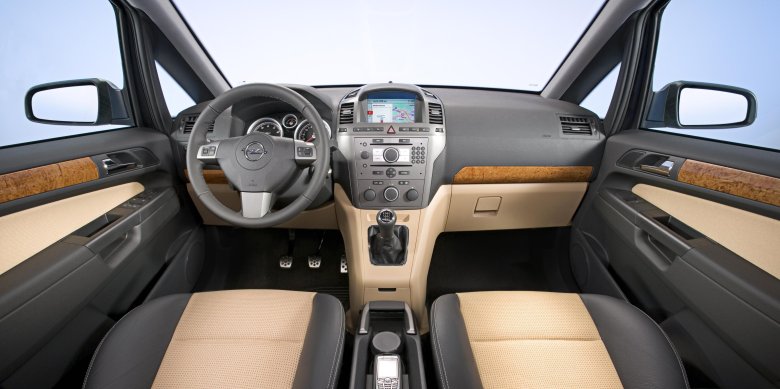 Opel zafira 2007 салон