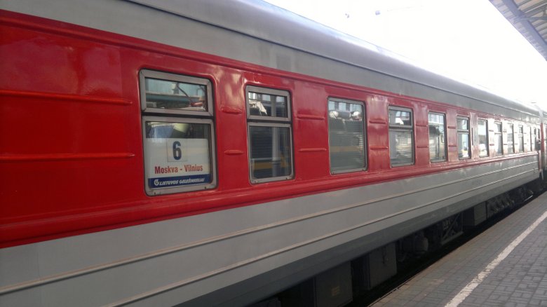 Поезд москва вильнюс