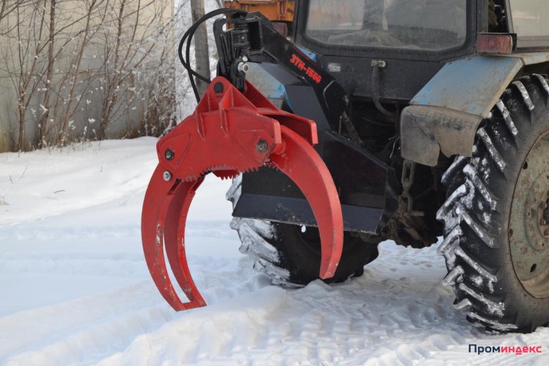 Трелевочный захват для трактора мтз-82