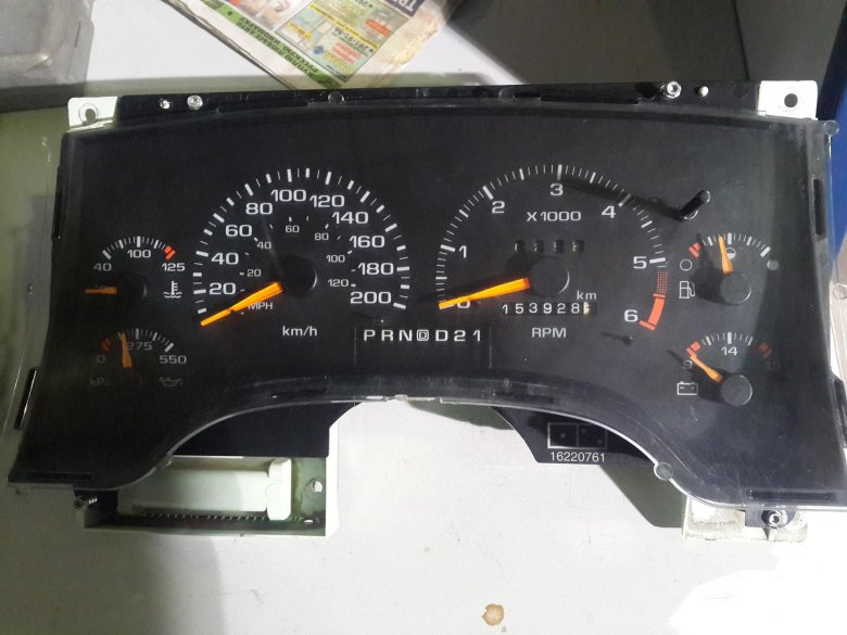 Приборная панель шевроле блейзер