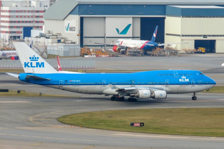 Боинг 747 klm