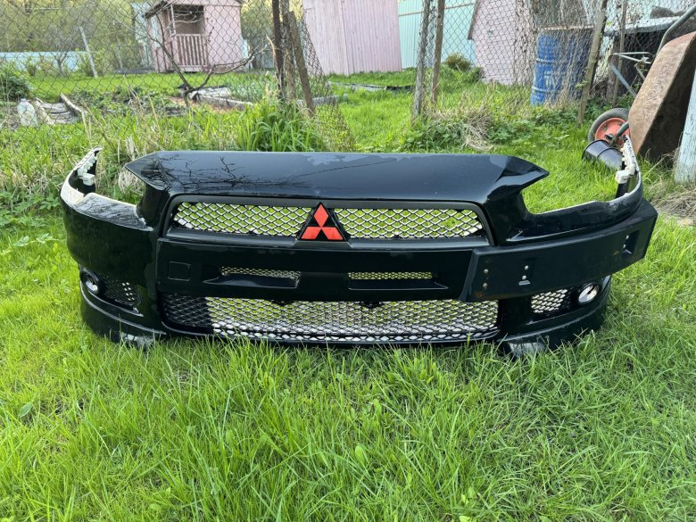 Бампер mitsubishi lancer x