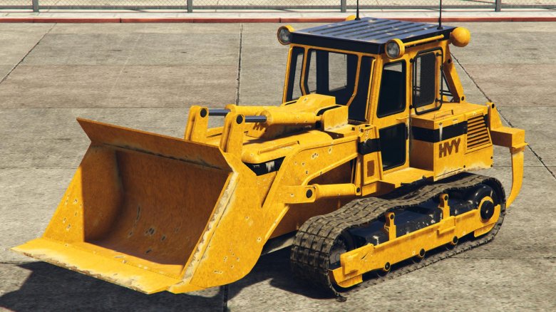 Бульдозер гта 5