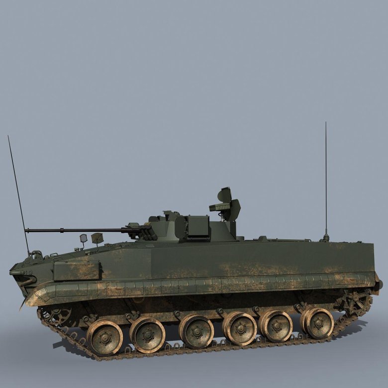 Модель бмп-1 3ds max
