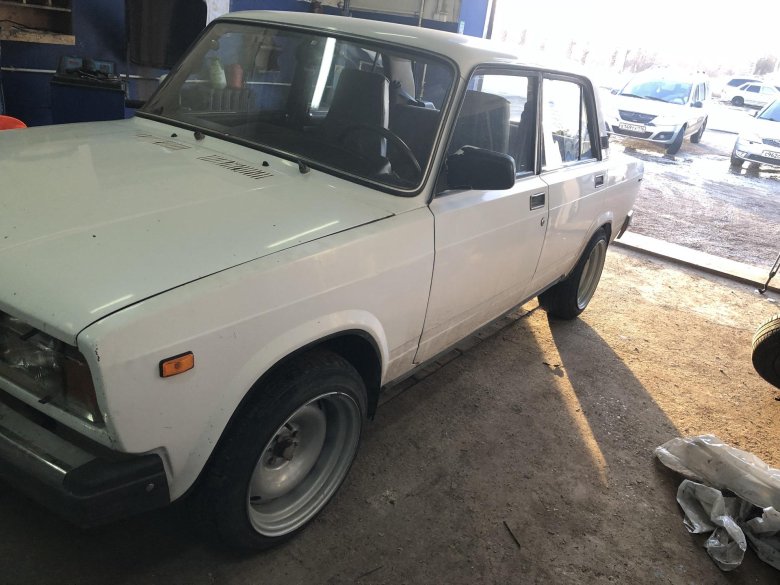 Ваз 2107 сливочно белый