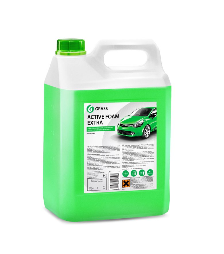 Автошампунь grass active foam extra