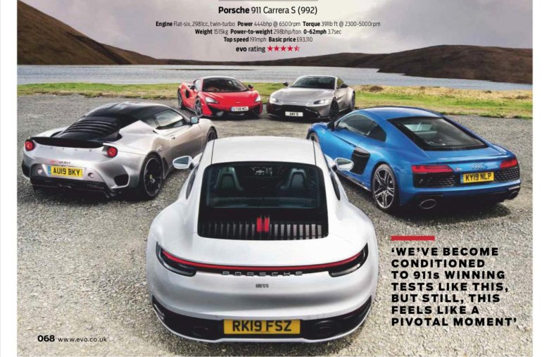 Porsche 911 carrera s 992