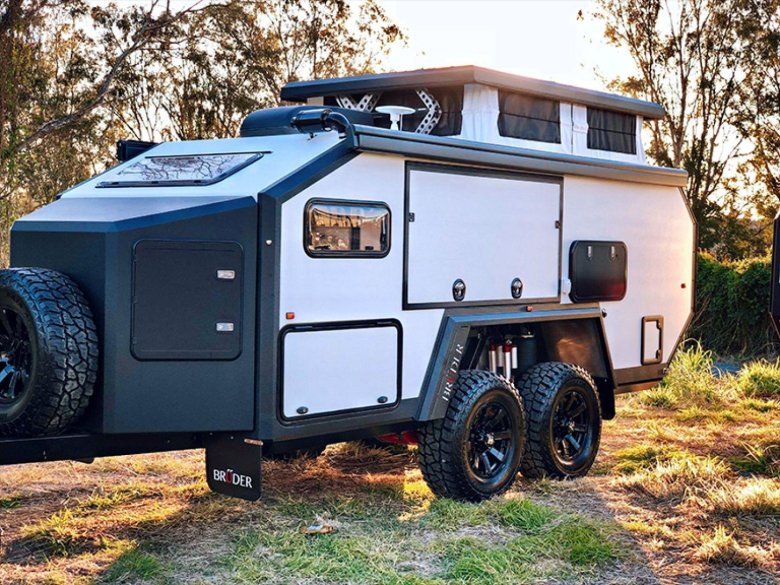 Внедорожный прицеп кемпер bruder exp 6