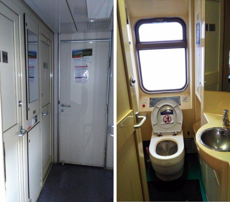 Поезд туалет