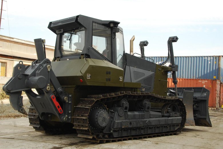 Бронированный бульдозер б12 м2
