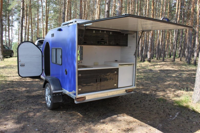 Прицеп капля кемпер урал