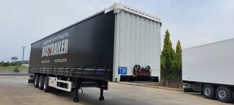 Шторный полуприцеп титан