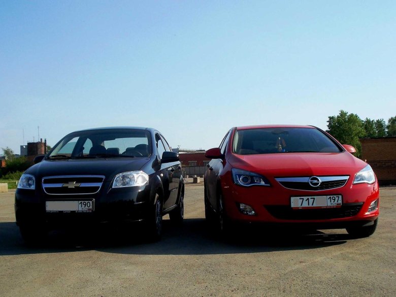 Opel astra j 2012