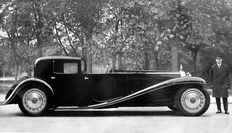 Bugatti type 41 royale kellner coupe 1931 года