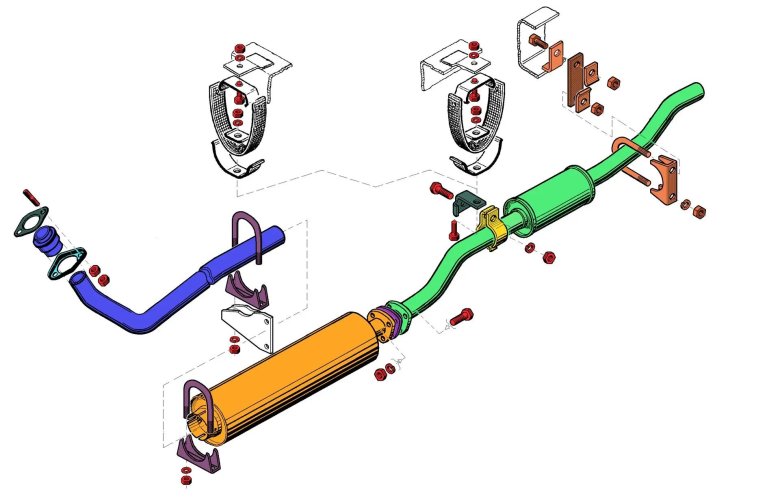 Выхлопная система на буханке с 409 двигателем