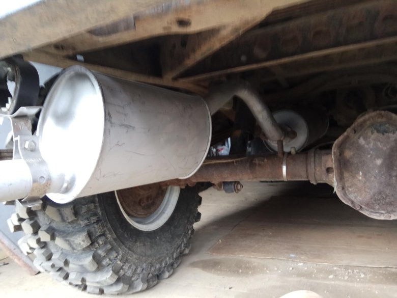 Глушитель уаз 3151