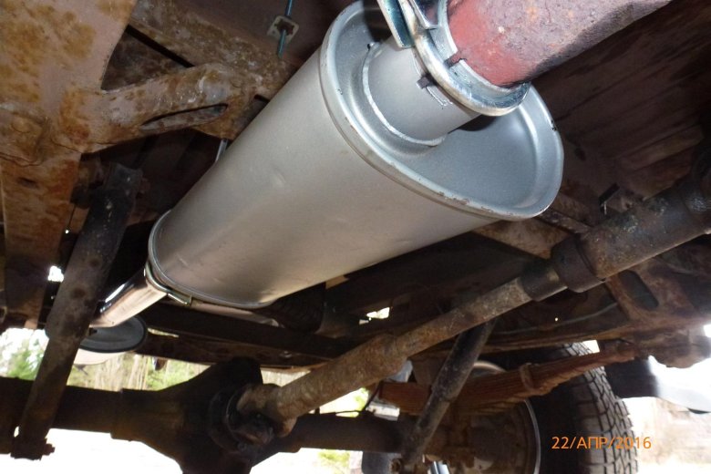 Система выхлопа уаз 452