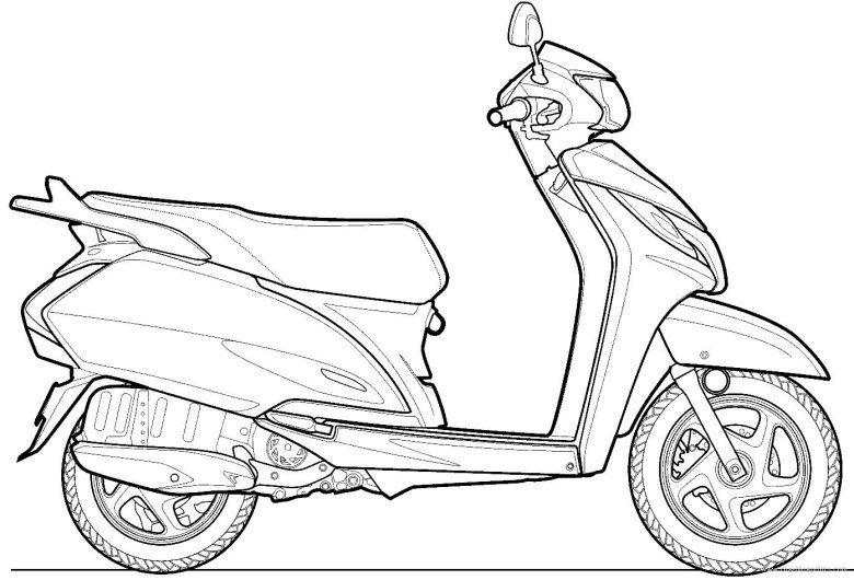 Honda dio blueprint