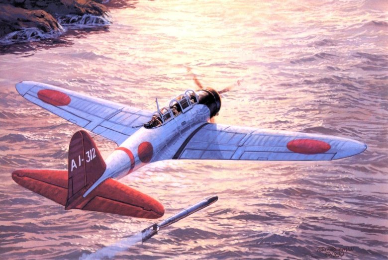 Самолет зеро камикадзе