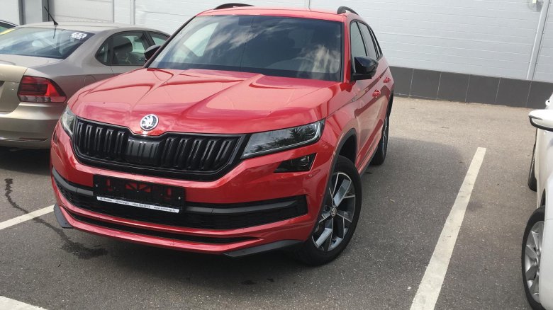 Skoda kodiaq red