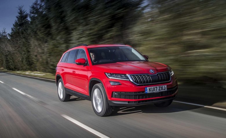 Skoda kodiaq красный
