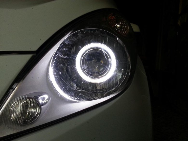 Установка линз в фары