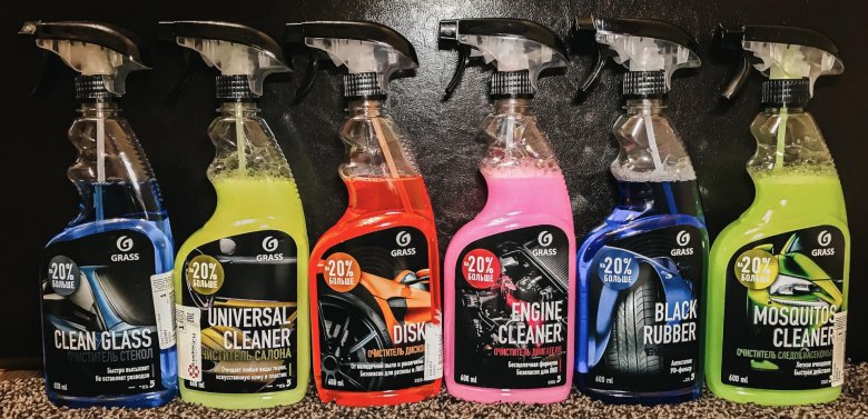 Средство для очистки стекол и зеркал clean glass