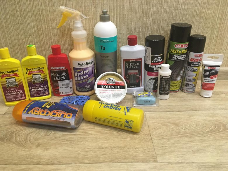 Полироль восстановитель пластика для авто