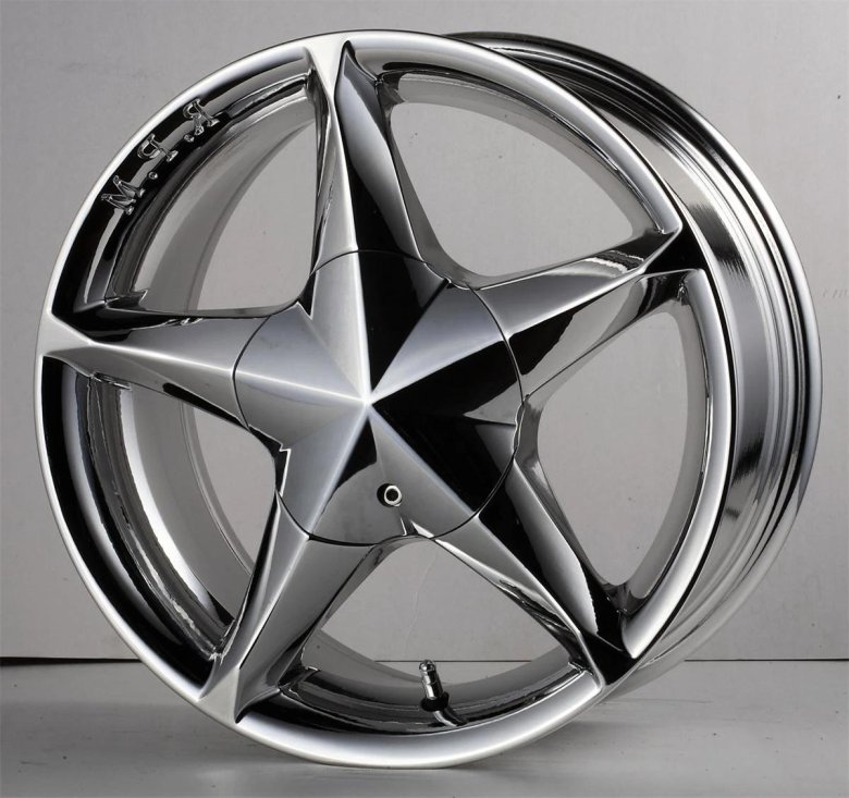 Литье хром r17 звезда