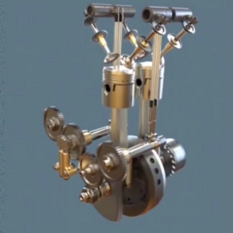 Паровой бесшатунный двигатель