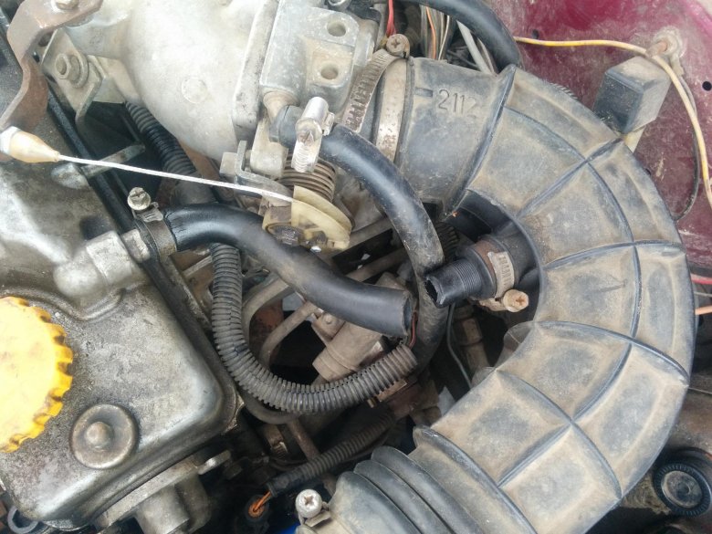 Шланг вентиляции картера ваз 2114