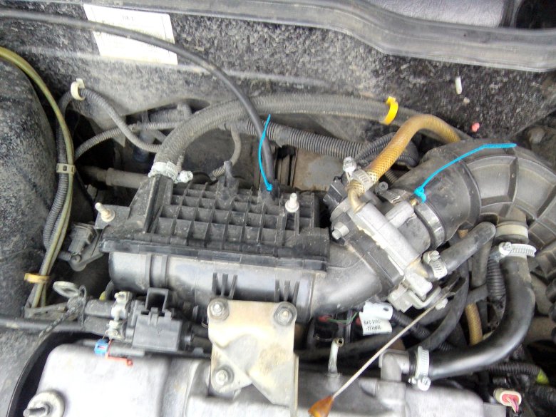 Патрубок картерных газов ваз 2114