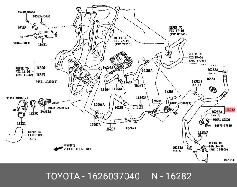 Система охлаждения двигателя тойота королла 120