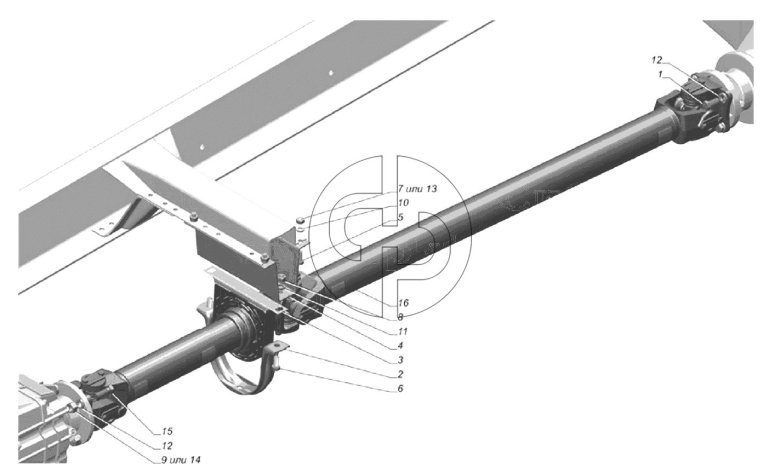 Карданный вал газель некст