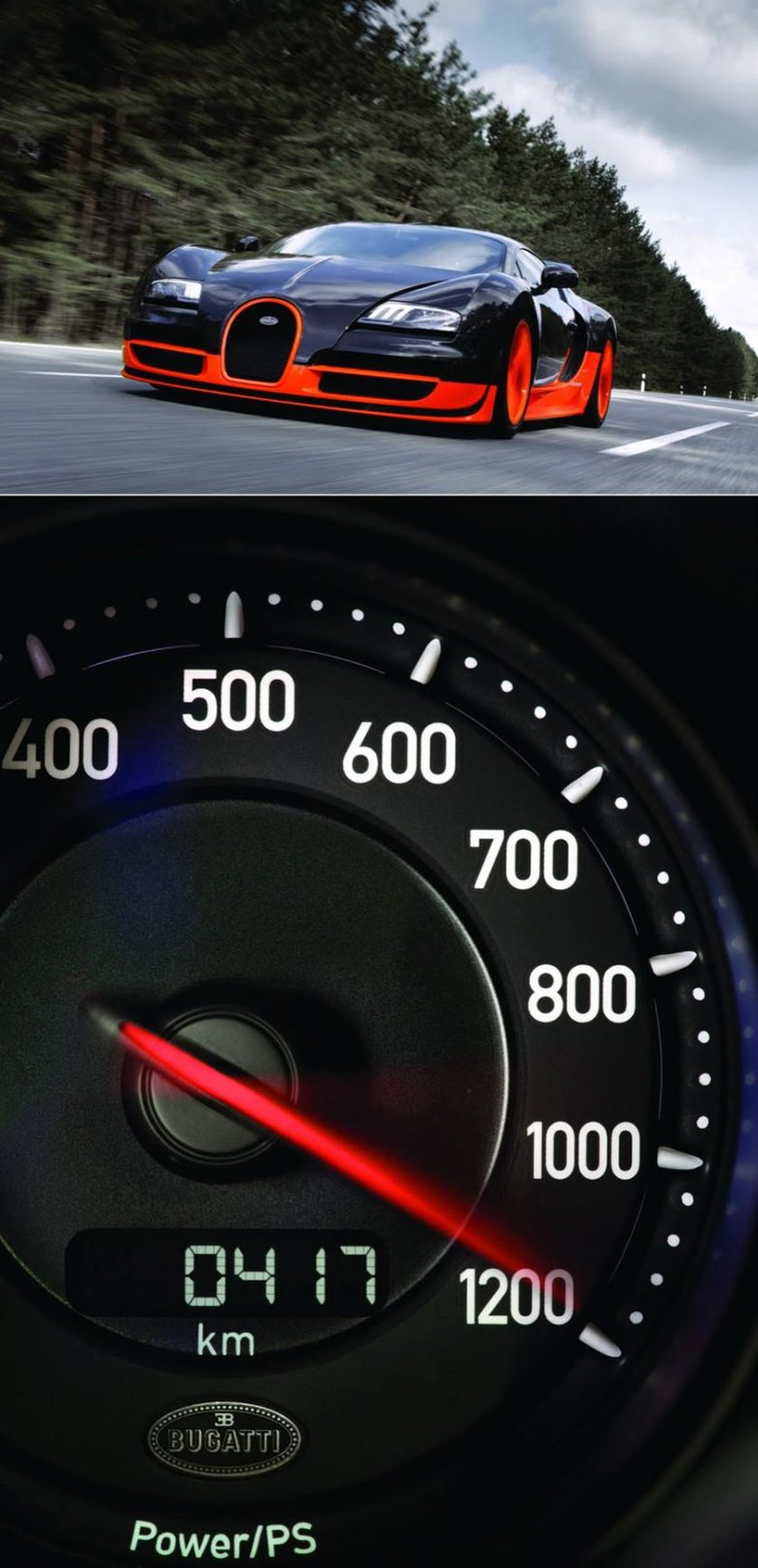 Спидометр бугатти вейрон супер спорт