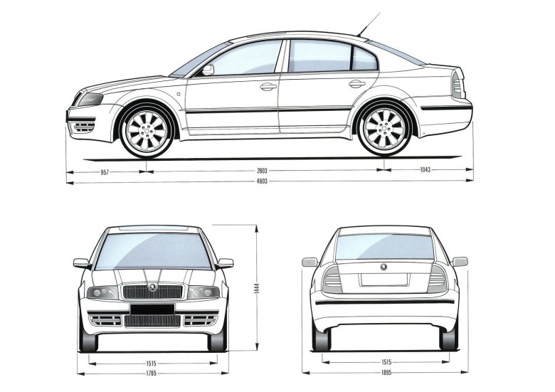 Skoda octavia tour габариты