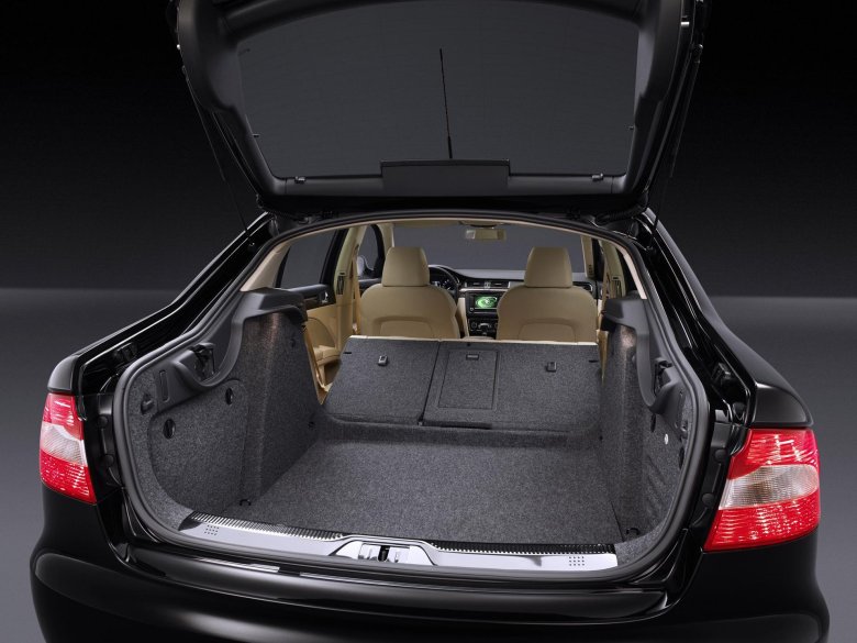 Шкода октавия лифтбек 2008 багажник