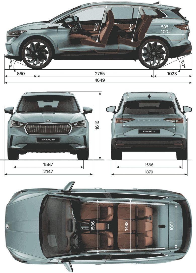 Габариты шкода кодиак