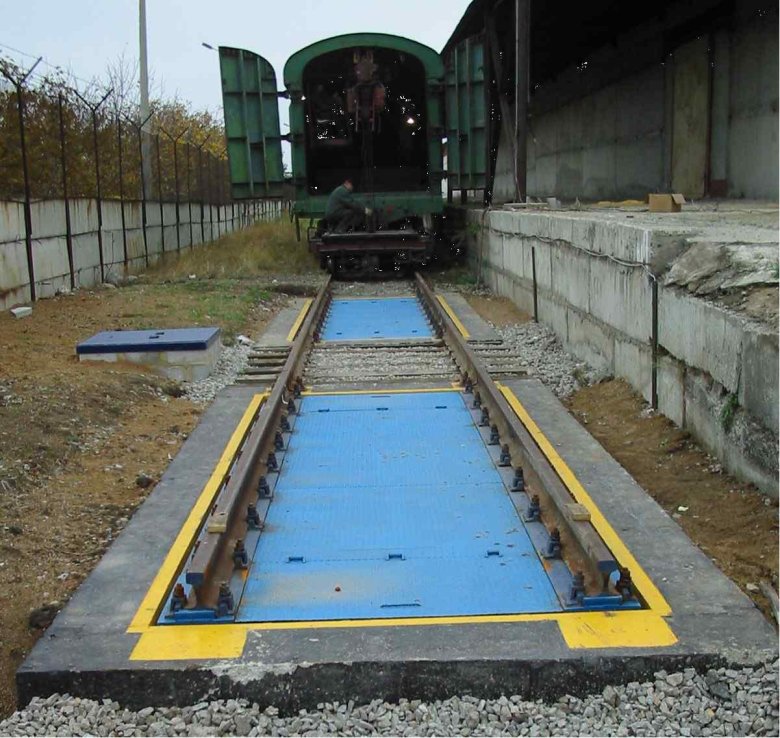 Весы вагонные железнодорожные тензо м