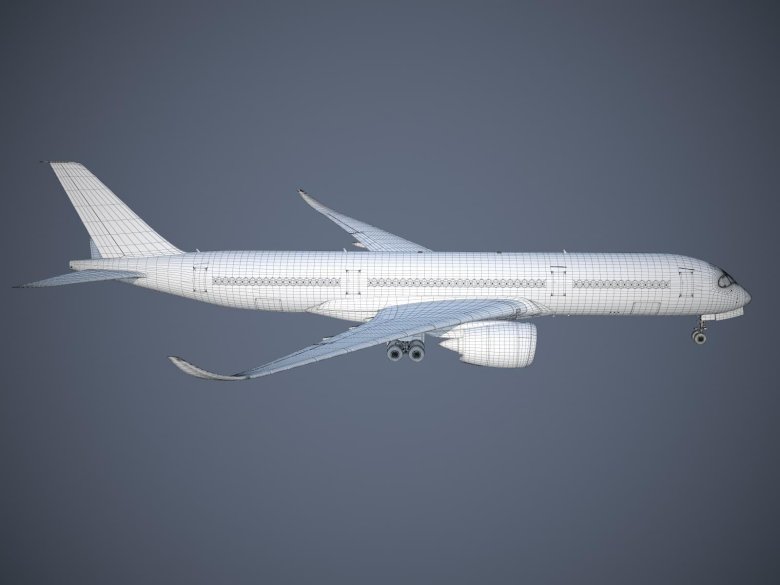 Boeing 777 3д модель