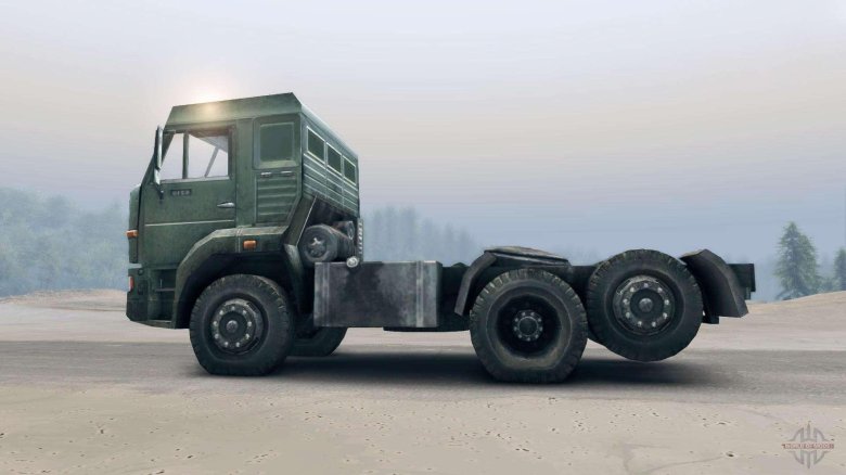 Камаз тягач сбоку