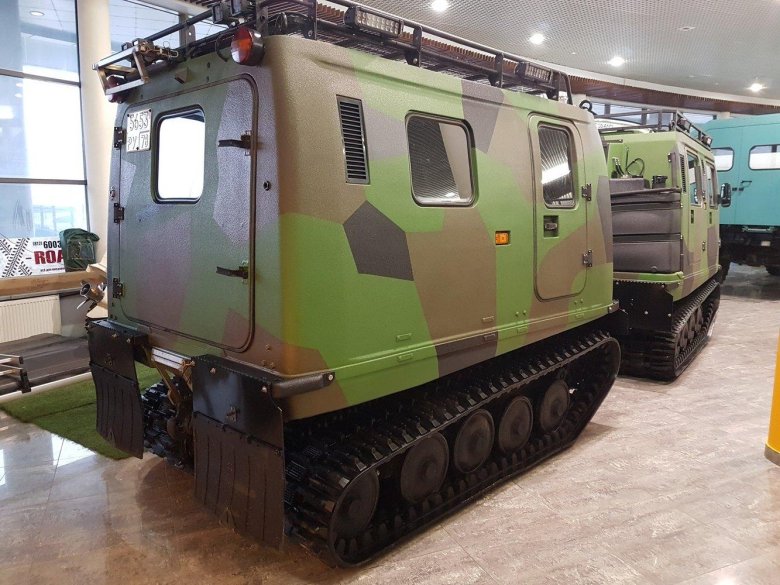 Газ 3344 20 двухзвенный снегоболотоход